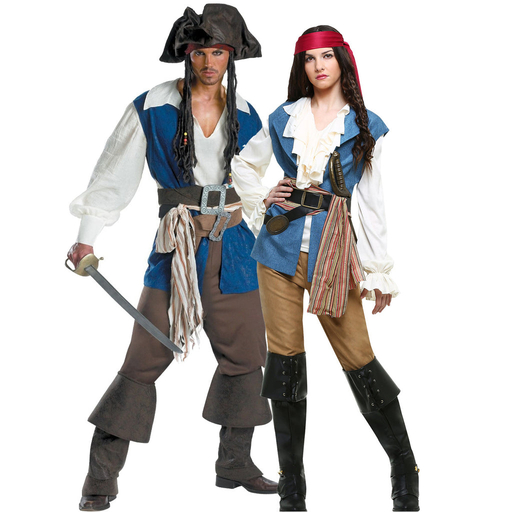 Halloween Pirate Costume for Adults Unisex