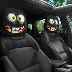 Elastic Car Print Headrest Covers