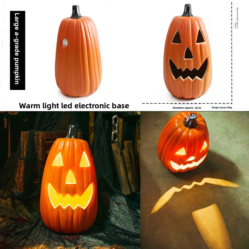 LED Halloween Pumpkin Lantern with Multiple Designs