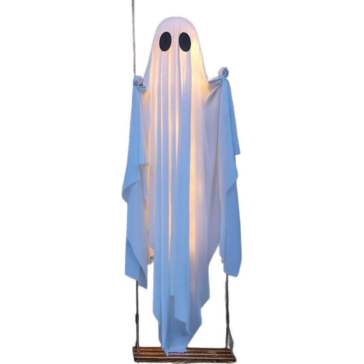 Large Glowing Halloween Skeleton Ghost Hanging Decoration