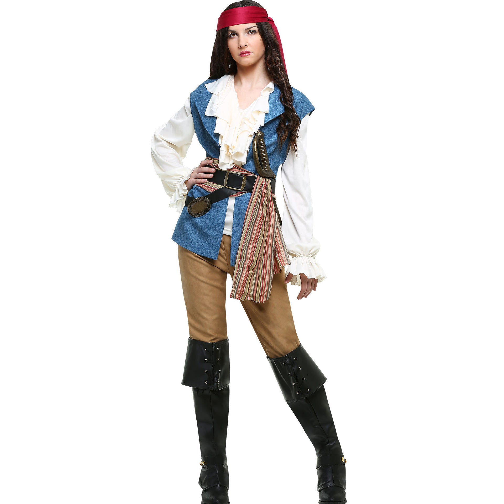 Halloween Pirate Costume for Adults Unisex