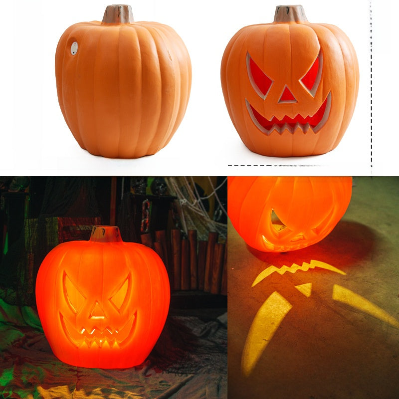 LED Halloween Pumpkin Lantern with Multiple Designs