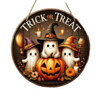 Halloween Stand Wooden Craft House Number Hanging Decoration