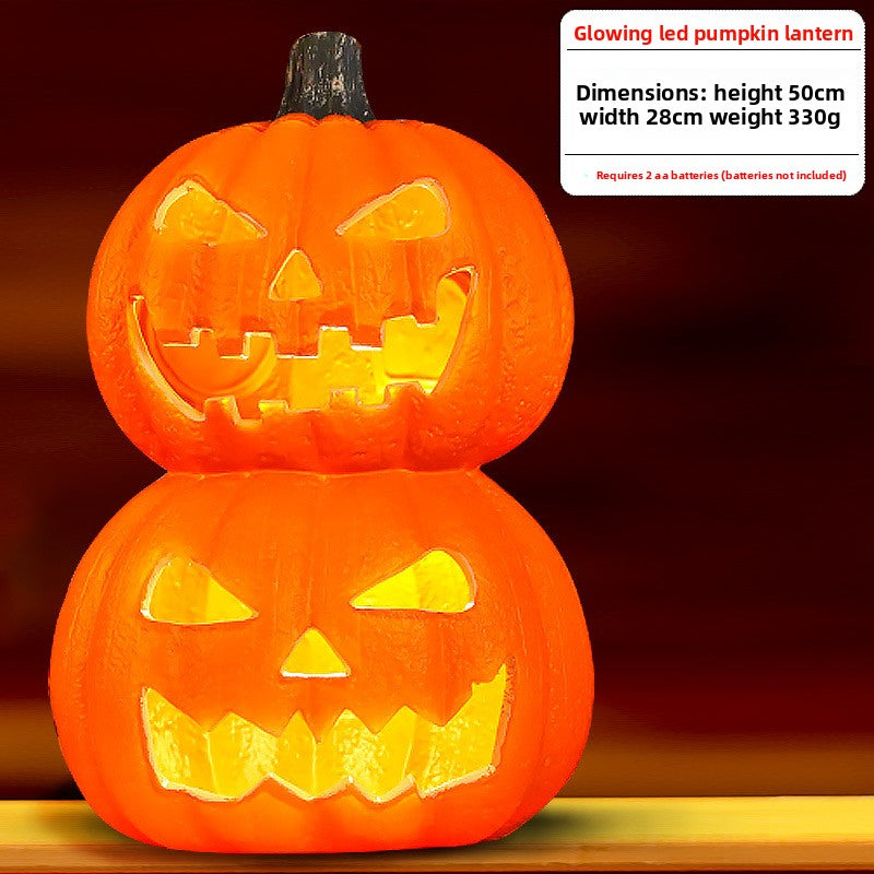 Glowing Halloween Pumpkin Lantern for Decoration
