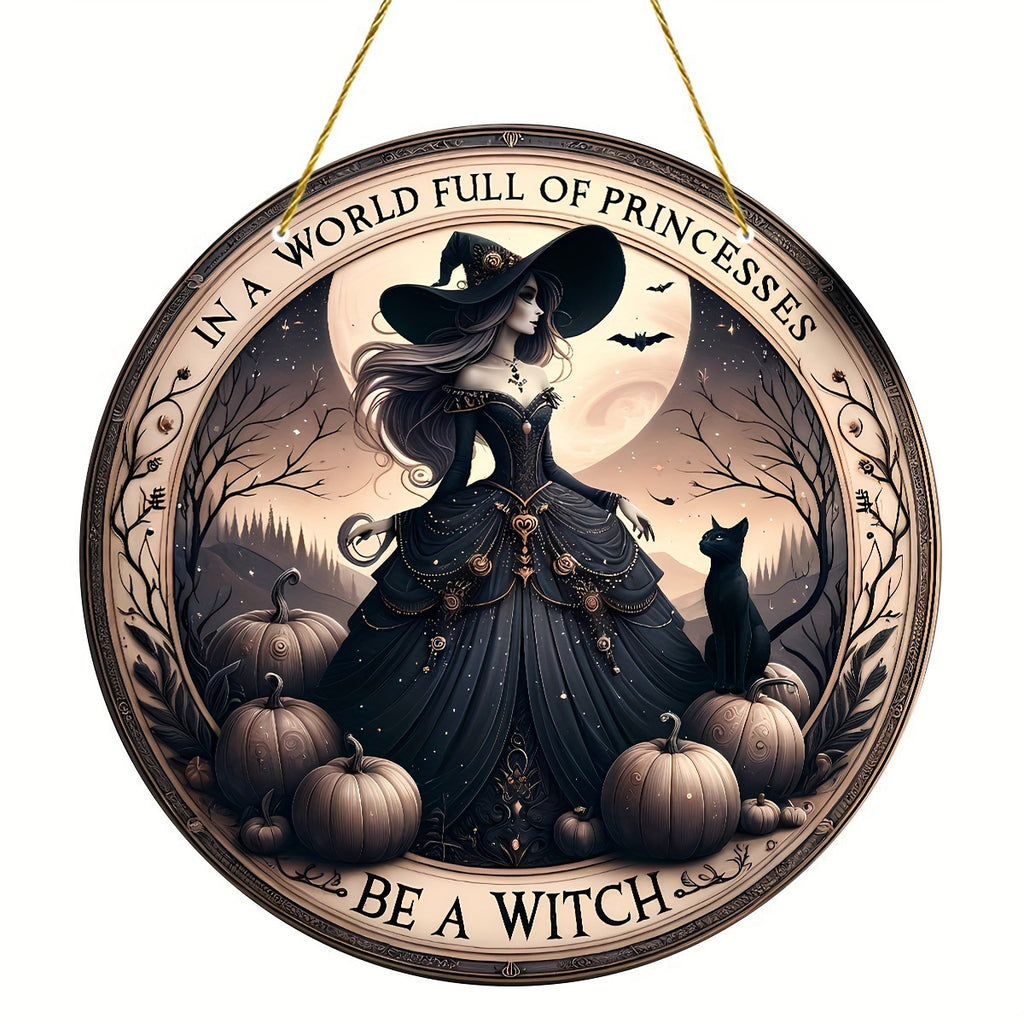 Halloween Stand Wooden Craft House Number Hanging Decoration