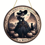 Halloween Stand Wooden Craft House Number Hanging Decoration