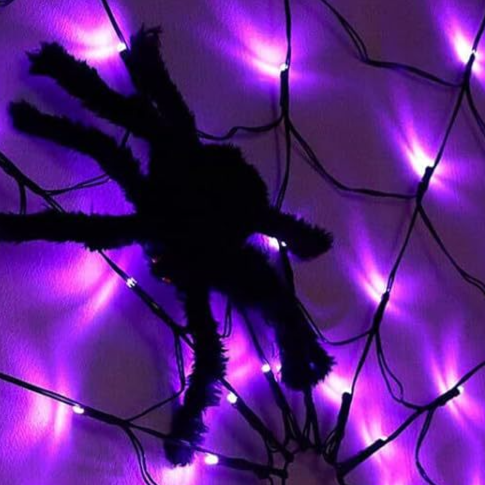 Halloween Spider Web Light with Remote Control