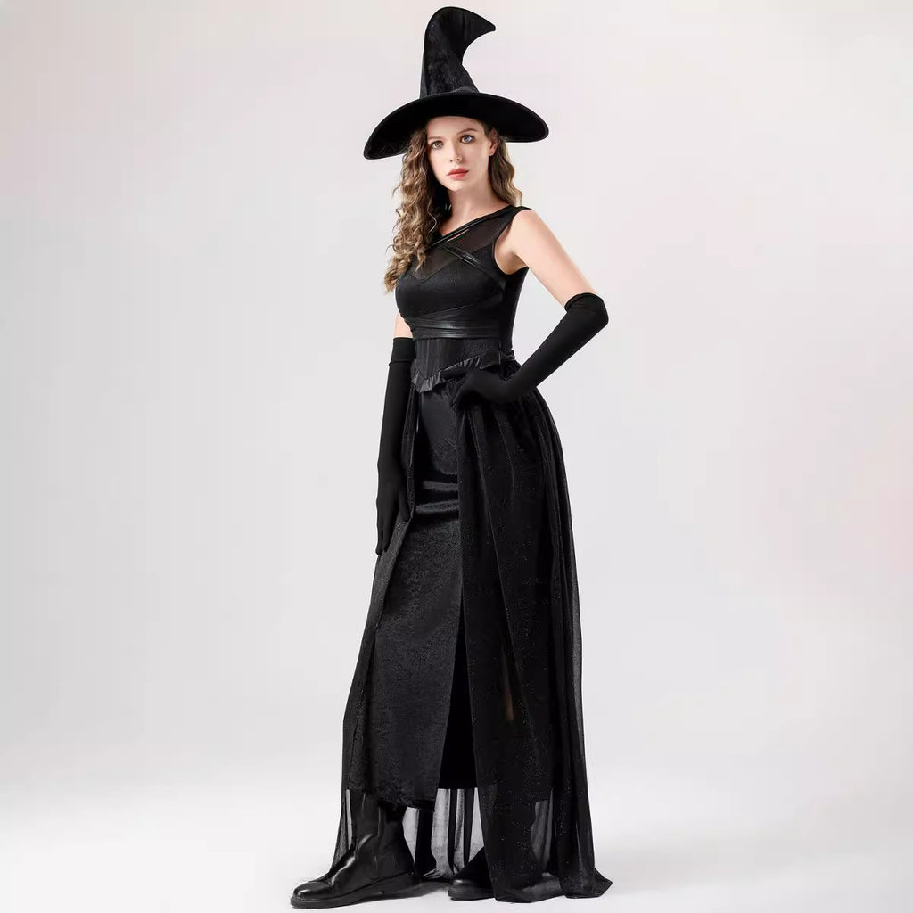 Halloween Costume Dress with Hat and Gloves