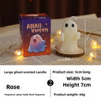 Halloween Ghost Candle Set Scented Soy Wax Home Decor