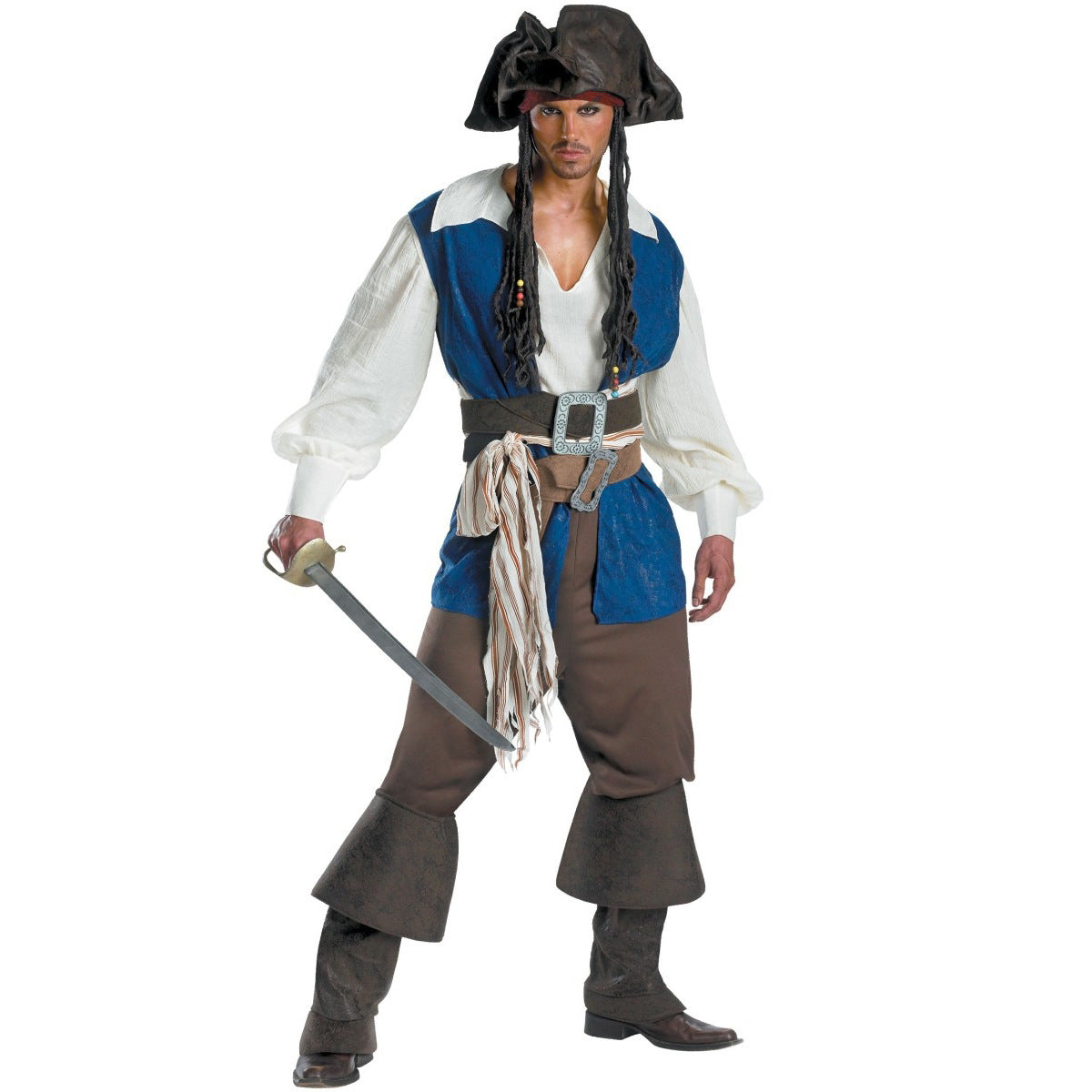 Halloween Pirate Costume for Adults Unisex