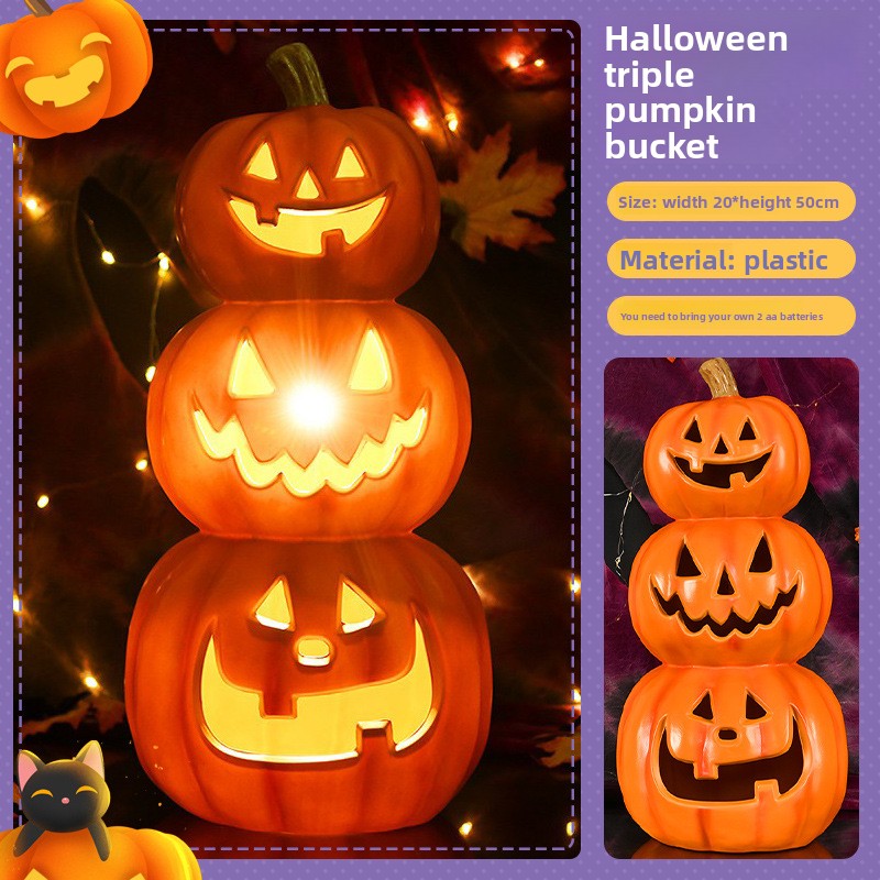 LED Halloween Pumpkin Decorations for Party Scene