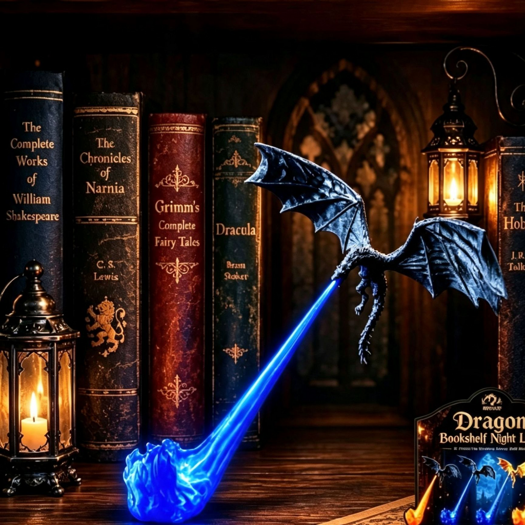 Dragon Bookshelf Nook Light