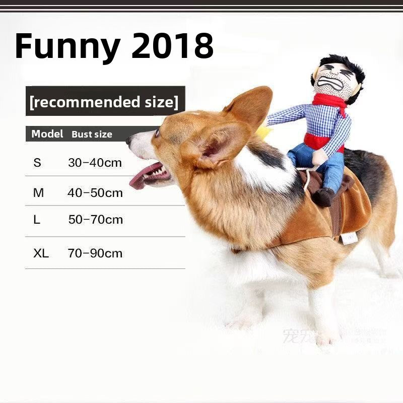 Dog Riding Transformation Costume