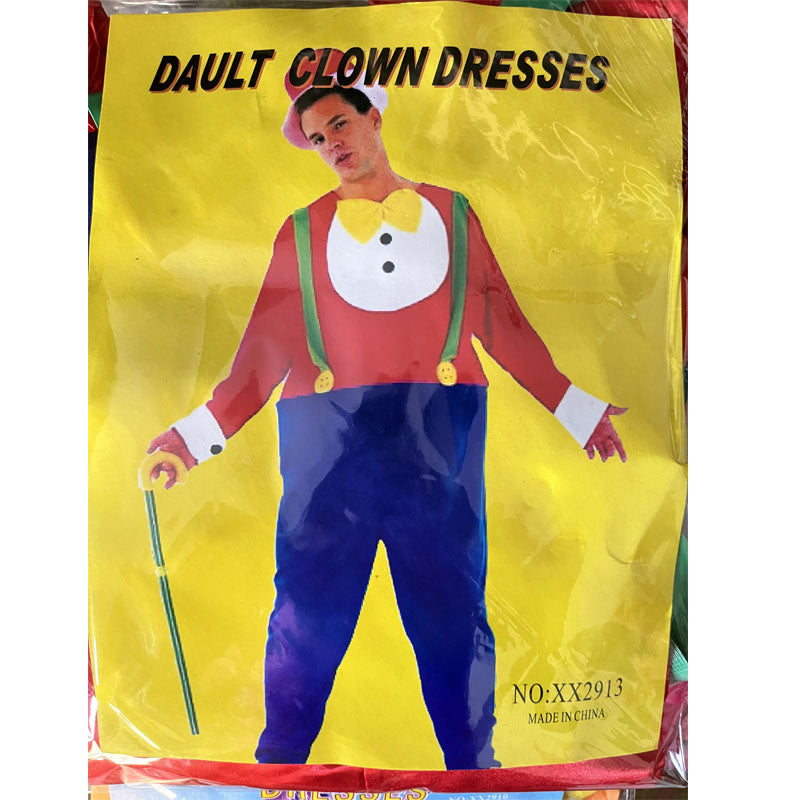 Halloween Clown Costume for Cosplay and Stage Performance