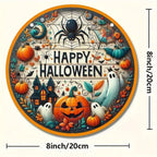 Halloween Stand Wooden Craft House Number Hanging Decoration
