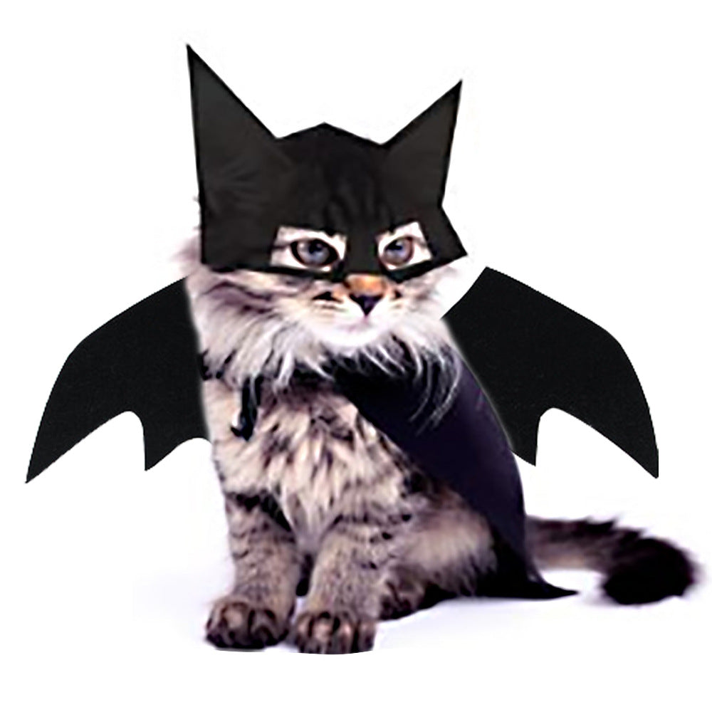 Pet Halloween Costume with Bat Wings