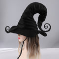 Witch Hat with Windproof Rope Halloween Costume Accessory