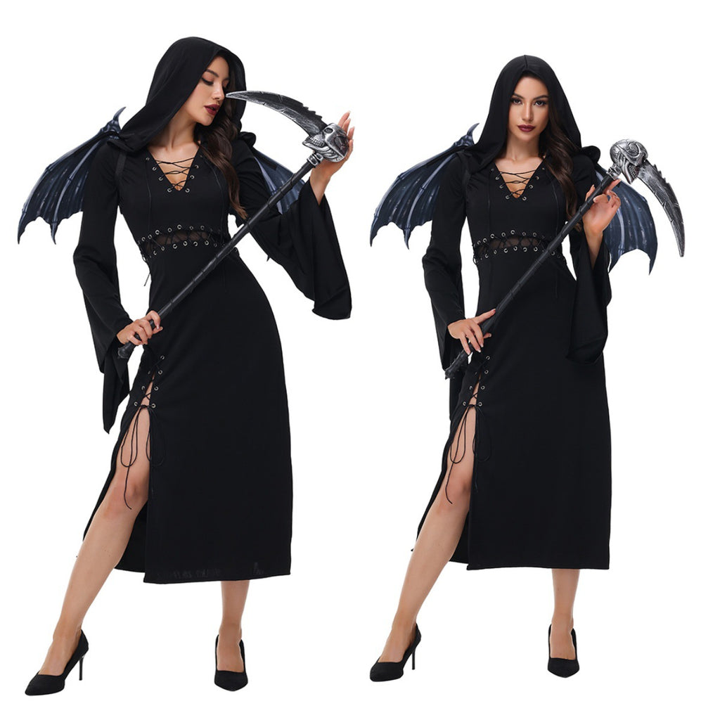 Gothic Halloween Costume Long Dress