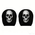 Elastic Car Print Headrest Covers