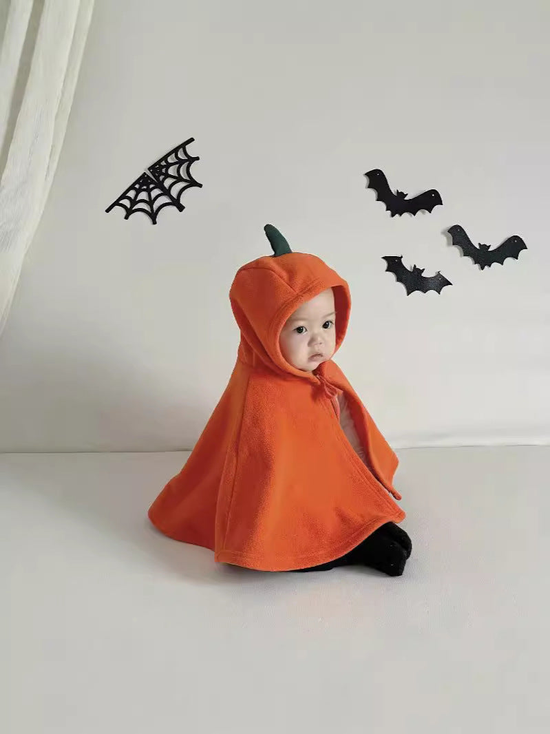 Halloween Kids Cloak Warm Fleece Cape