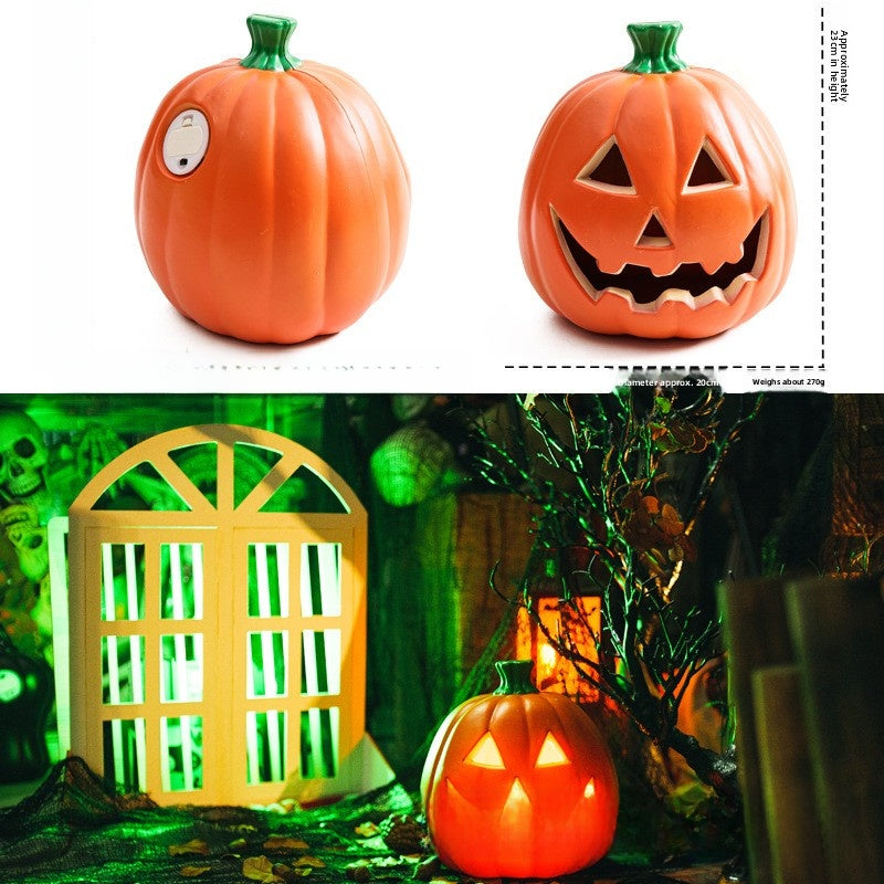 LED Halloween Pumpkin Lantern with Multiple Designs