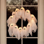 Halloween Light-Up Ghost Garland Front Door Decoration Pendant