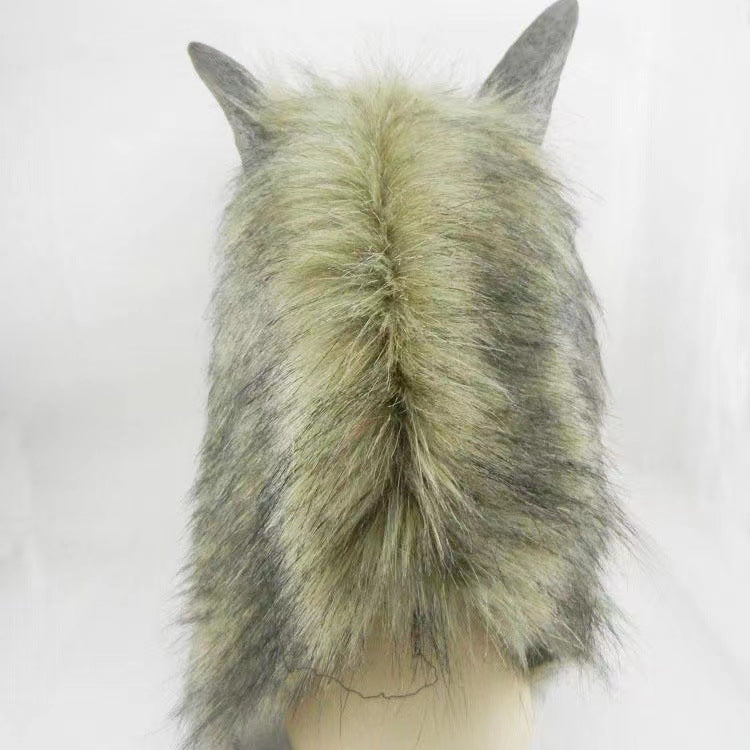Halloween wolf suit mask wolf head gloves