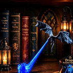 Dragon Bookshelf Nook Light