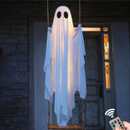 Large Glowing Halloween Skeleton Ghost Hanging Decoration