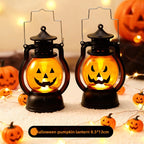 Halloween Retro Small Oil Lamp Pumpkin Lantern Ghost Lamp Luminous Night Light