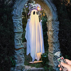 Large Glowing Halloween Skeleton Ghost Hanging Decoration