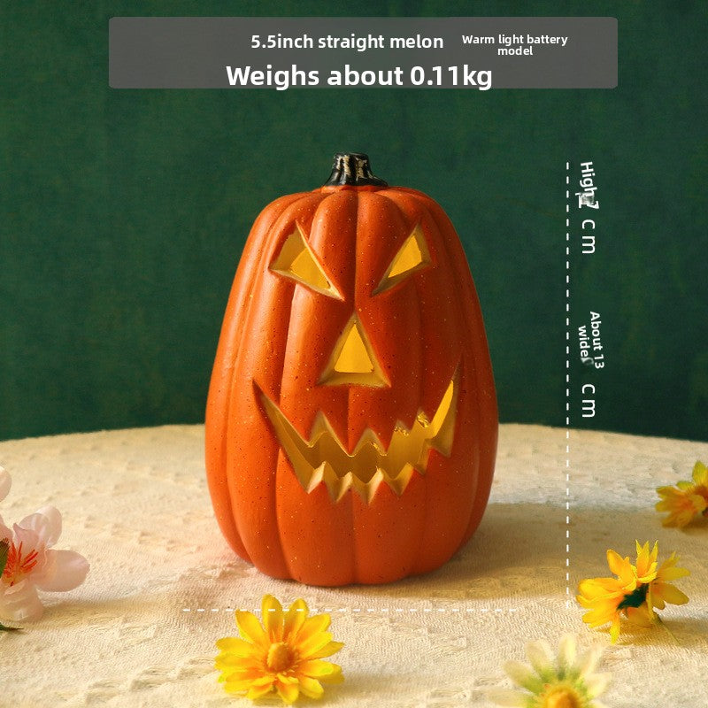 LED Halloween Pumpkin Lantern with Multiple Designs