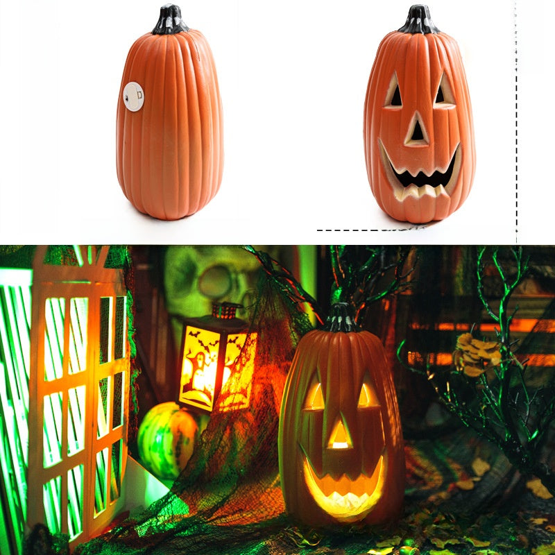 LED Halloween Pumpkin Lantern with Multiple Designs