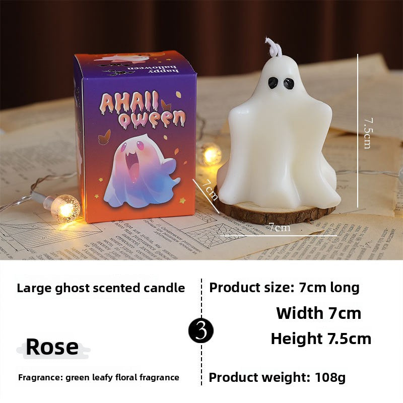 Halloween Ghost Candle Set Scented Soy Wax Home Decor