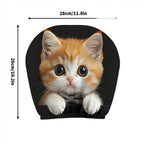 Elastic Car Print Headrest Covers