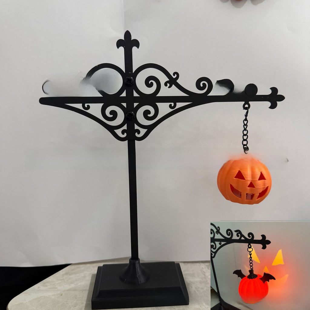 Decorative Iron Lantern Light for Shelf Desk Garden
