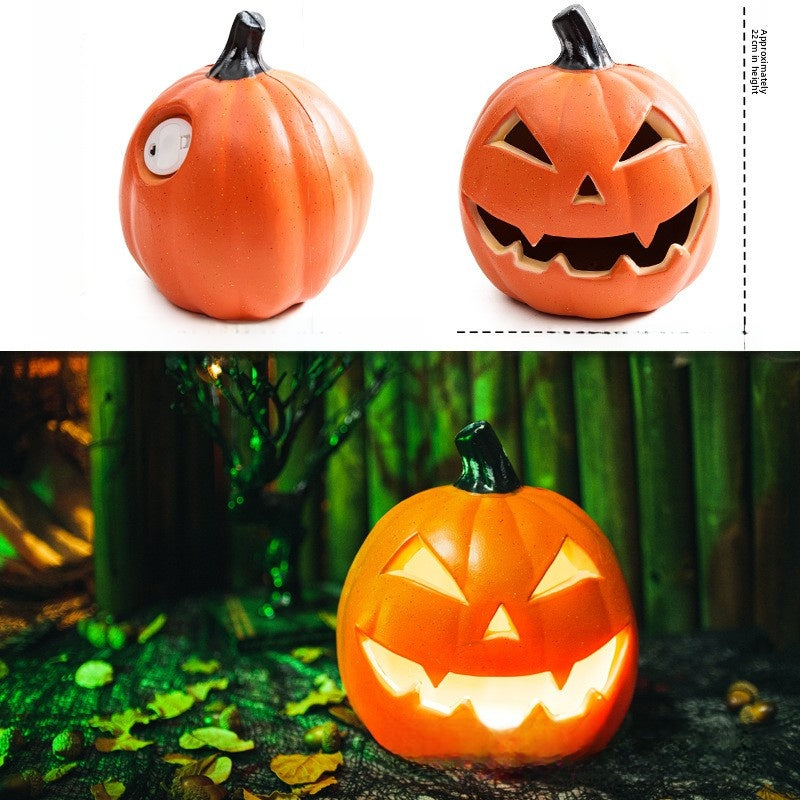 LED Halloween Pumpkin Lantern with Multiple Designs