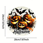 Halloween Stand Wooden Craft House Number Hanging Decoration