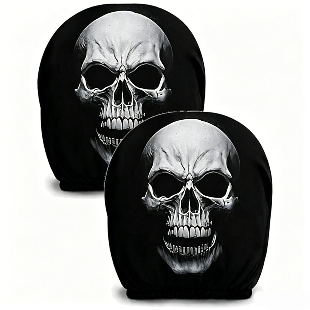 Elastic Car Print Headrest Covers