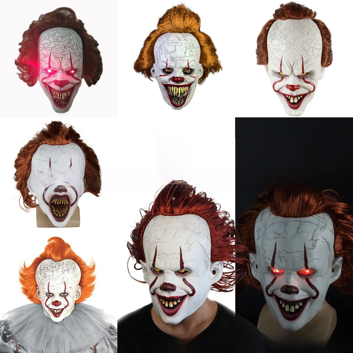 Latex Pennywise Halloween Horror Mask