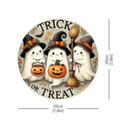 Halloween Stand Wooden Craft House Number Hanging Decoration