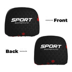 Elastic Car Print Headrest Covers