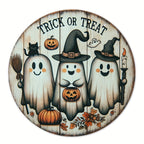 Halloween Stand Wooden Craft House Number Hanging Decoration