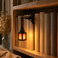 Decorative Iron Lantern Light for Shelf Desk Garden