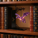 Vintage Dragon Bookshelf Lamp