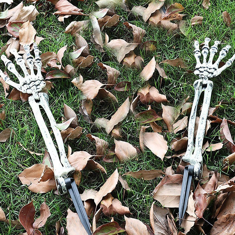 Halloween Yard Stake Ghost Hand Decoration