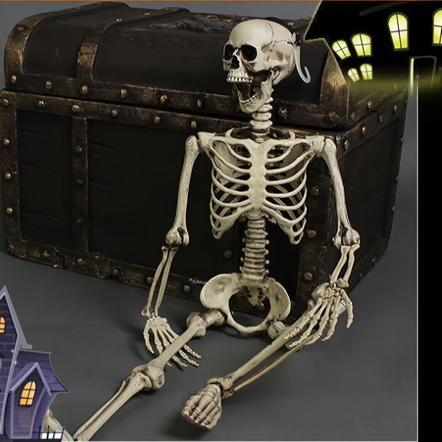 Halloween Plastic Skeleton Prop