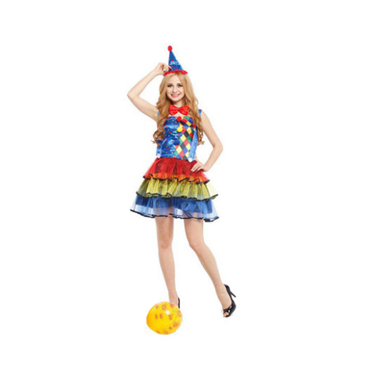 Halloween Clown Costume for Cosplay and Stage Performance