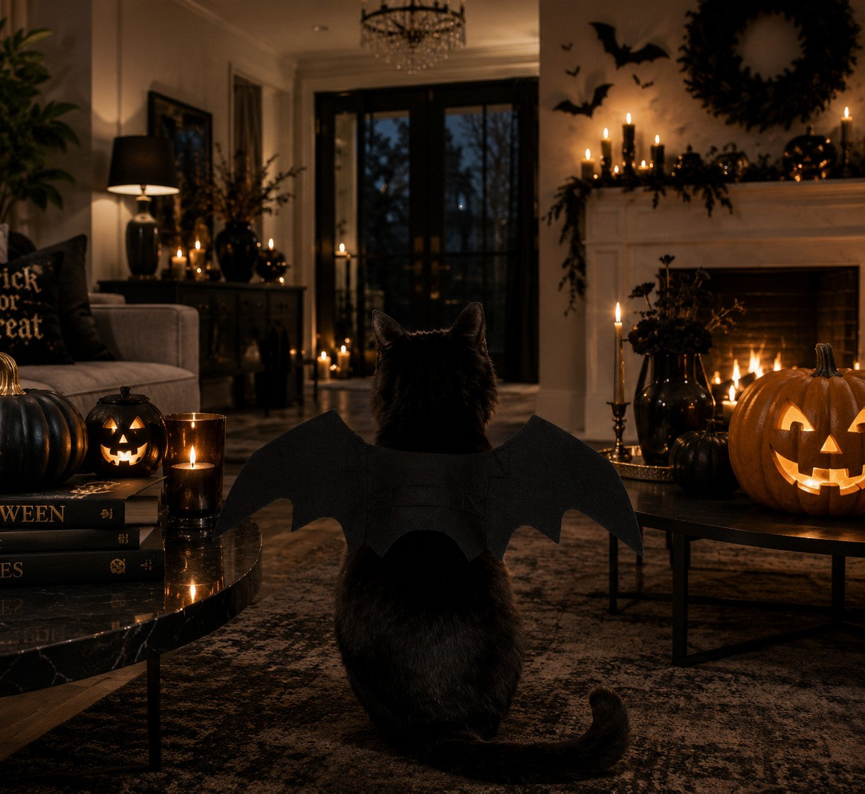 Halloween Pet Bat Wings Cat Dog Decoration Supplies