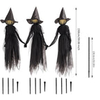 Glowing Voice-Activated Witch Halloween Decorations